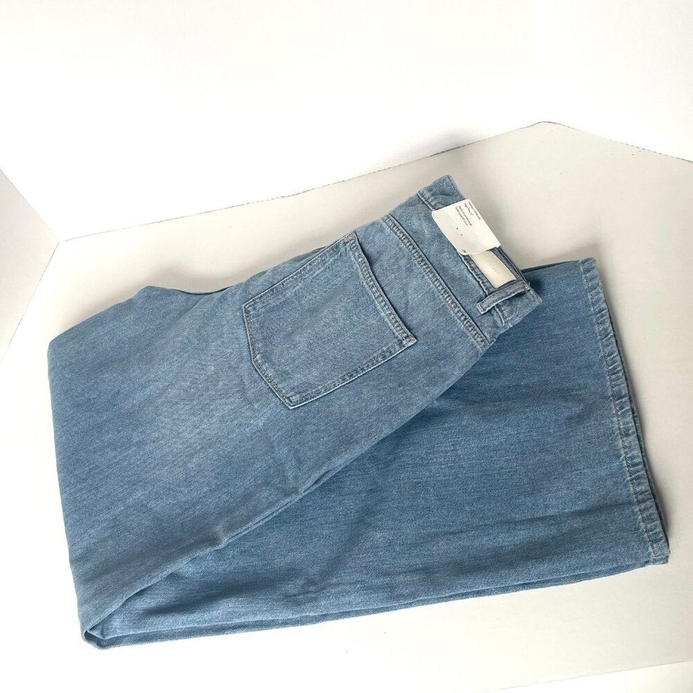 DL1961 Hepburn Wide Leg High Rise Jeans Womens 29 River Bank Lightweight - Picture 7 of 11